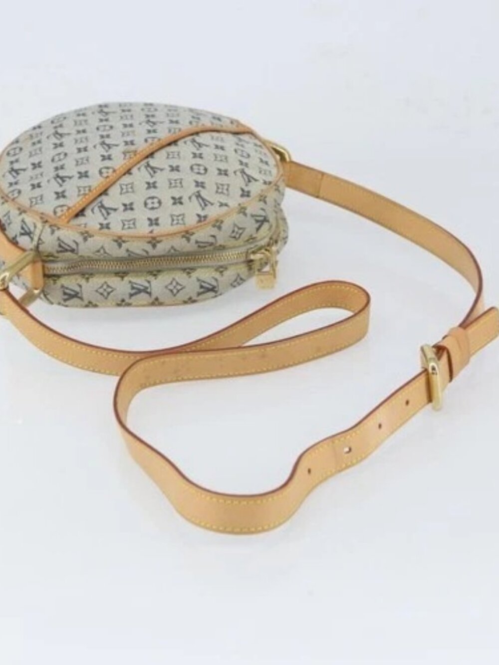 LOUIS VUITTON Monogram Mini Jeanne GM Shoulder Bag Blue M92000 LV Auth BA9672 - Picture 6 of 16